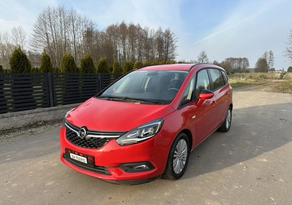 Opel Zafira cena 53800 przebieg: 66400, rok produkcji 2017 z Siedlce małe 704